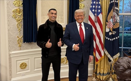 Cristiano Ronaldo recibe impresionante obsequió de parte de Trump en su visita a la Casa Blanca