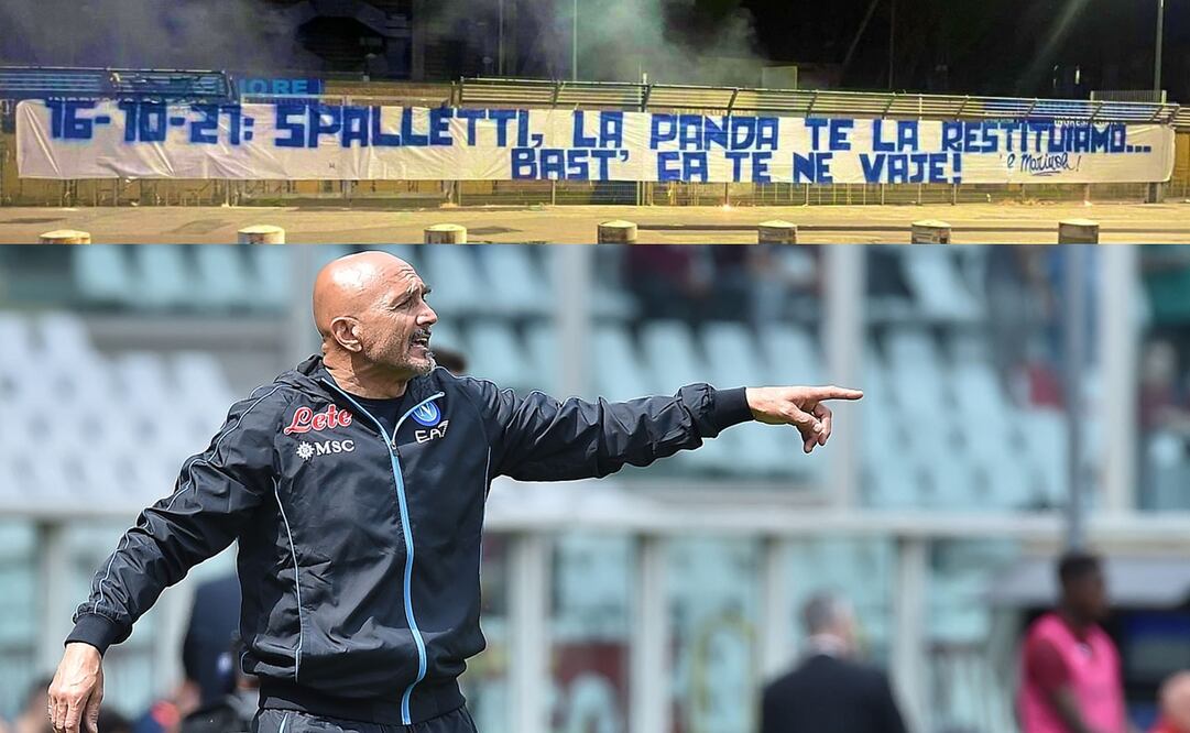 Ultras del Napoli ofrecen regresarle su auto al técnico Spalletti si renuncia al equipo / FOTO: ESPECIAL
