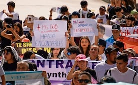 Colectivos hacen visibles a los desaparecidos
