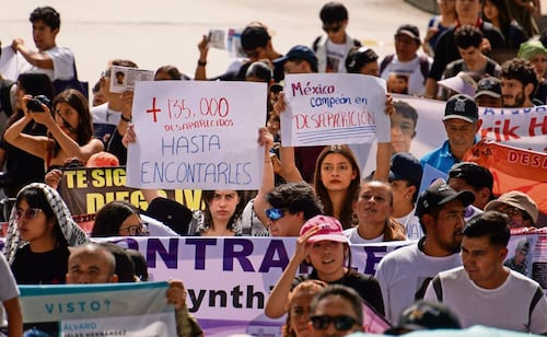 Colectivos hacen visibles a los desaparecidos