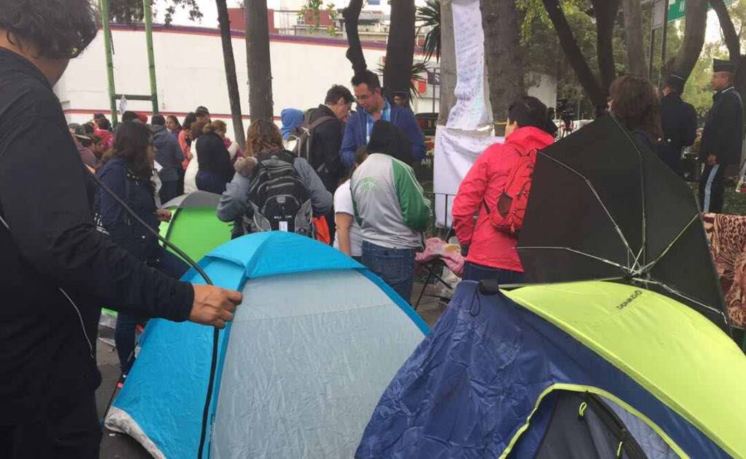 Permiten acceso a familiares a zona de derrumbe en edificio de A. Obregón
