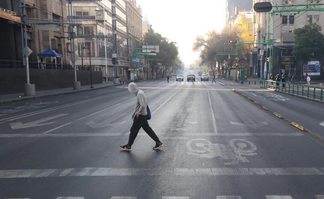 Calles solitarias y transporte público con poca afluencia la mañana de este 25 de diciembre del 2024. Fotos: Axel Sánchez/ EL UNIVERSAL
