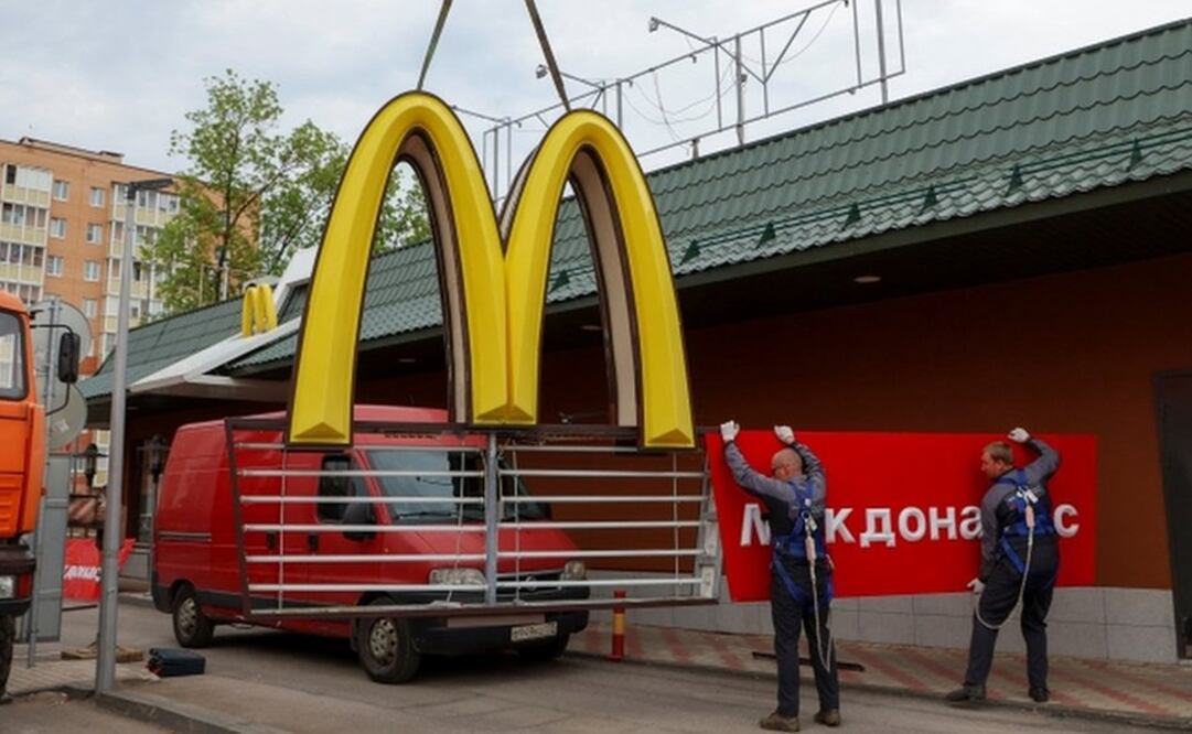 McDonald's decidio abandonar Rusia después de que el país invadiera Ucrania. Foto: Reuters