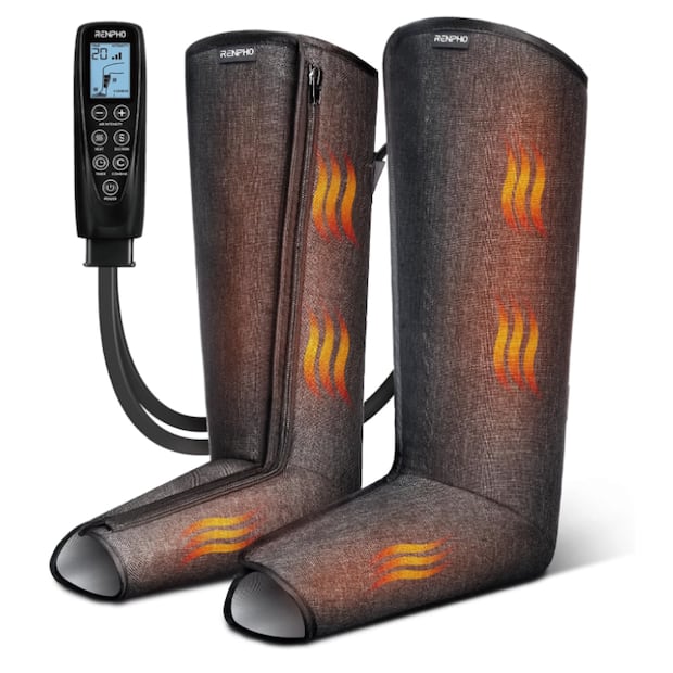 Masajeador de piernas RENPHO con calor y compresión de aire en oferta en Amazon / Foto: Amazon México