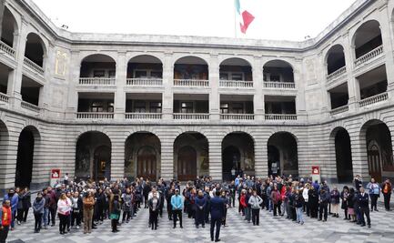 Personal de la SEP participa en el primer macrosimulacro de 2020