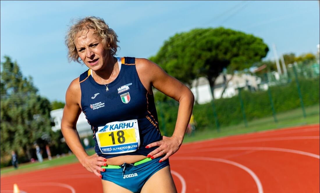 Valentina, antes Fabrizo, es una corredora paralímpica con debilidad visual. FOTO: @MarcaTMF