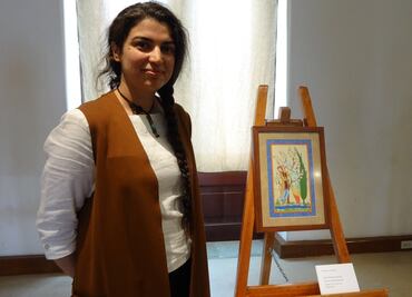 Ghazal Rezvani exhibits paintings at the Museum of Cultures