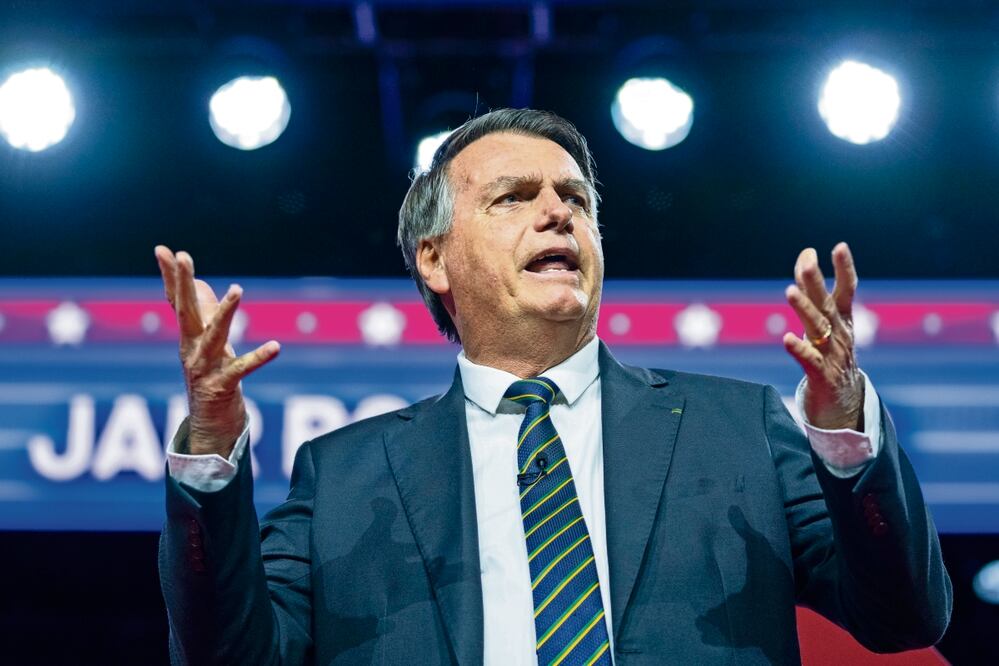 El expresidente Jair Bolsonaro durante un evento en Oxon Hill, Maryland, el 4 de marzo pasado. Foto: Alex Brandon/AP