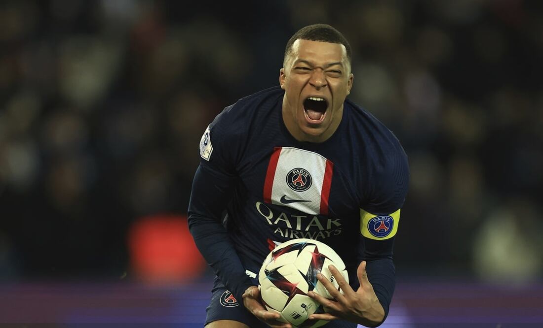 Kylian Mbappé en partido - Foto: AP