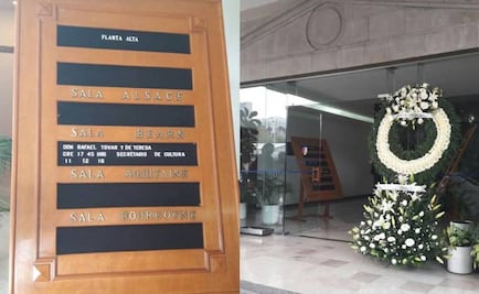 Realizan funeral de Rafael Tovar y de Teresa en el Panteón Francés