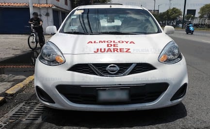 Aseguran vehículo presuntamente involucrado en robo con violencia en Toluca