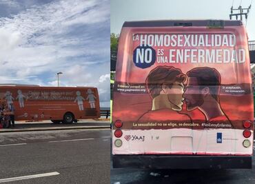 Promueven mensajes incluyentes en camiones; defienden andar de autobús "contra diversidad"