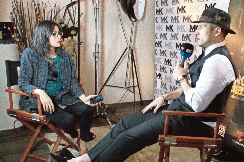 “Cuando llego a casa me quito el personaje y vuelvo a ser Rafael Amaya”, dice el actor (JENIFER NAVA. EL UNIVERSAL)