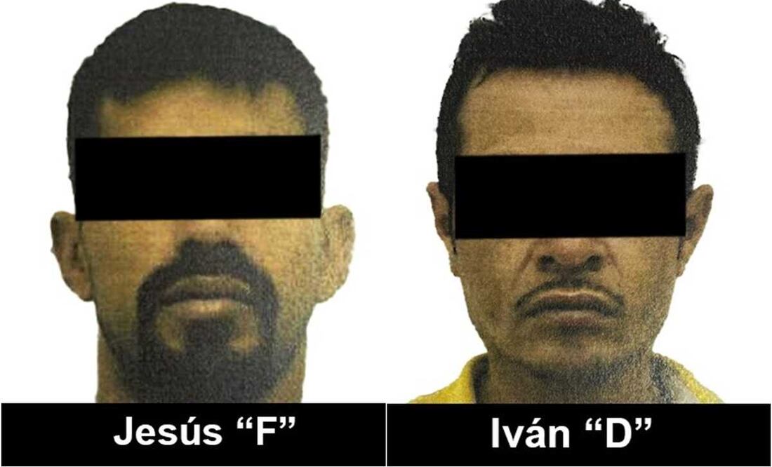 Iván Díaz Díaz y Jesús Manuel Félix López fueron sentenciados a 61 años de prisión y multa de 477 mil 840 pesos. Foto: Especial