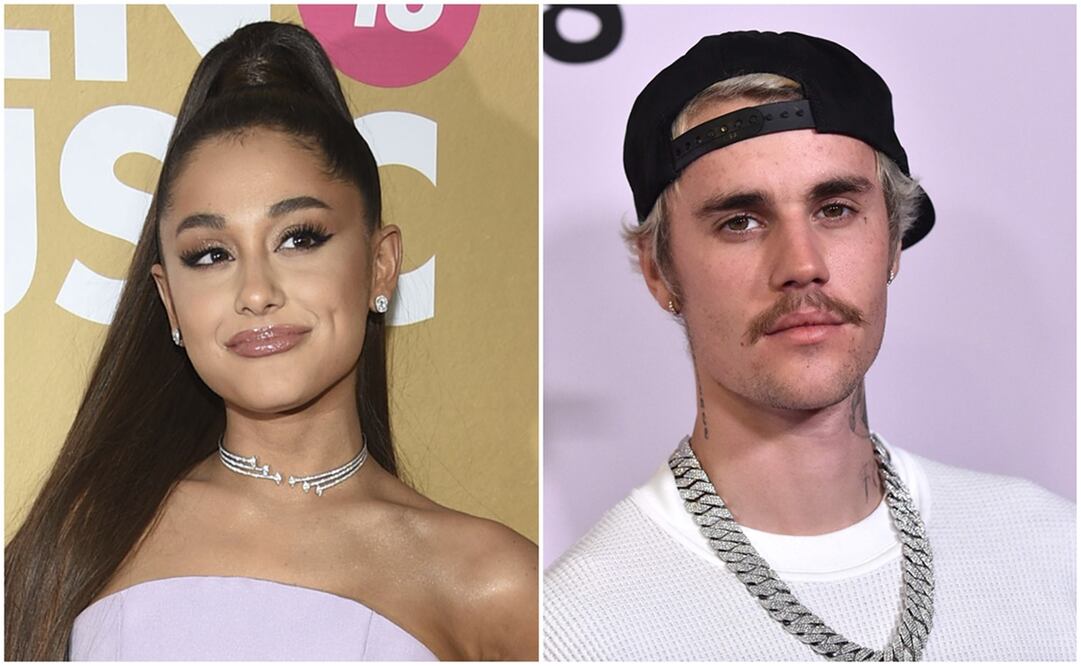 Ariana Grande y Justin Bieber. Foto: Archivo