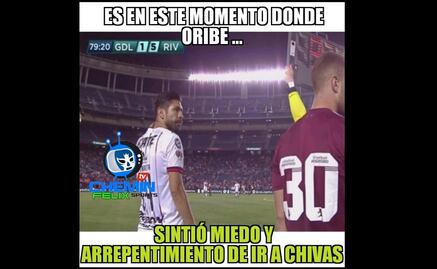 Los memes del debut de Oribe Peralta en la paliza que sufrió Chivas
