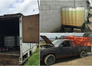 Decomisan 21 vehículos de "huachicoleros" en Puebla