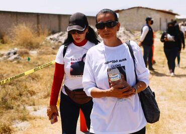 FOTOS: Rancho Izaguirre destapa su oscuridad; madres buscadoras y autoridades recorren campo de exterminio