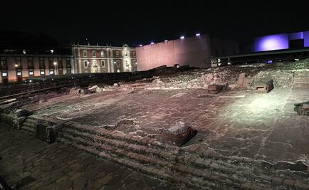 Templo Mayor luce nueva iluminación