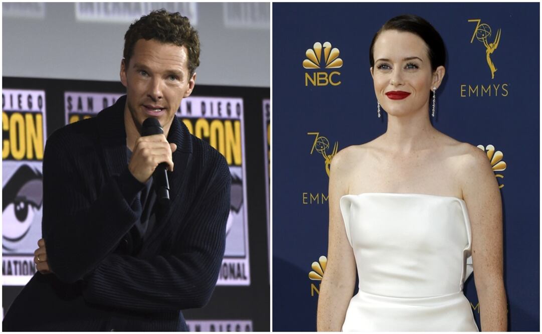 Benedict Cumberbatch y Claire Foy. Foto: Archivo 