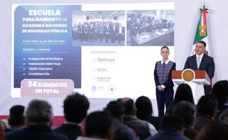 Harfuch destaca inicio de Escuela para Mandos; "aquí se formarán las y los próximos secretarios de Seguridad Pública", dice
