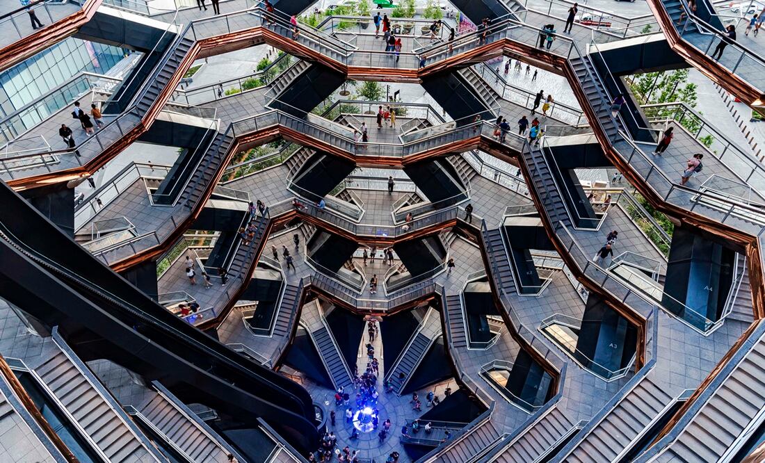 Vessel, en el corazón de Hudson Yards, en Nueva York. Foto: Ángel Romero Ramírez