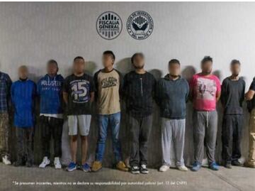 Detienen a 10 personas por su presunta relación con la riña en el partido Querétaro vs Atlas