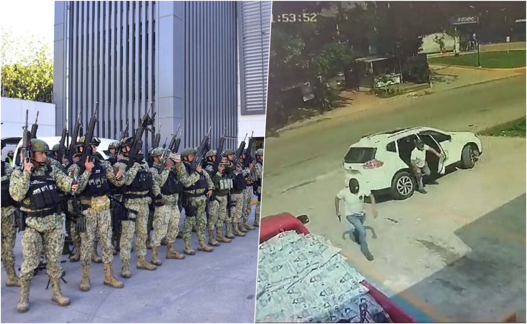 1.- Gobierno Federal envió 850 elementos del Ejército para reforzar la seguridad en Tamaulipas.
2.- Tras ola de atracos en Tabasco, se despliegan 2 mil 500 elementos de las fuerzas especiales.
Foto: Especial