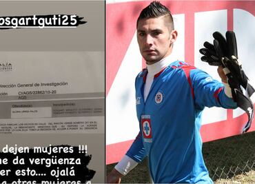 Yosgart Gutiérrez, exportero del Cruz Azul es denunciado por violencia familiar