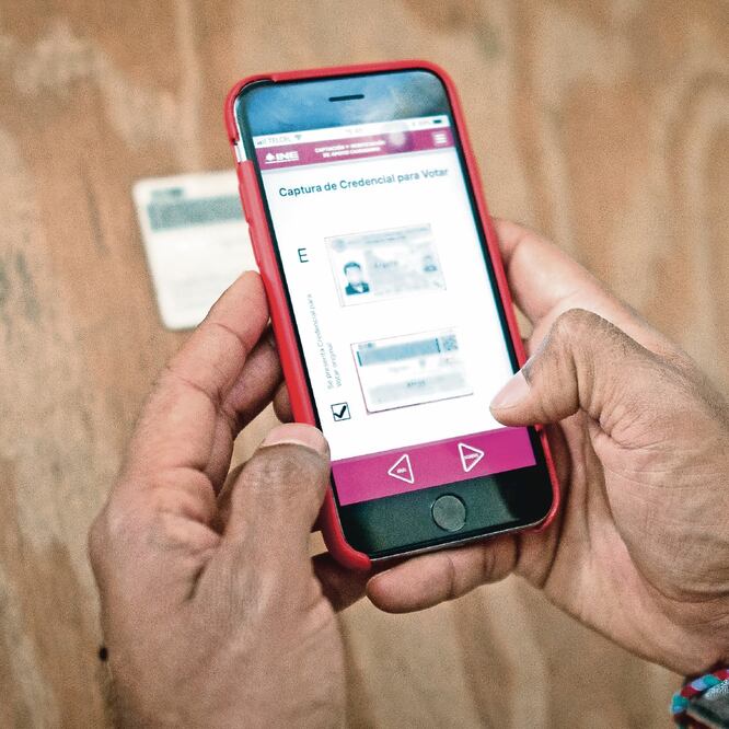La app para registro de nuevos partidos será la misma que fue utilizada por el INE en el pasado proceso electoral. ARCHIVO EL UNIVERSAL