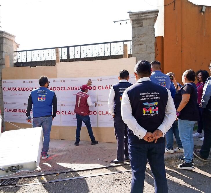 Personal de MH acudió a la obra. Foto: Especial