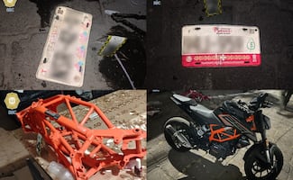 Investigación por homicidio deriva en cateo a inmueble en alcaldía Venustiano Carranza; decomisan motocicletas, autos y placas