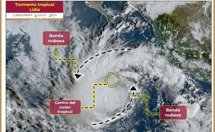 Suspenden clases en Sinaloa por tormenta tropical “Lidia”