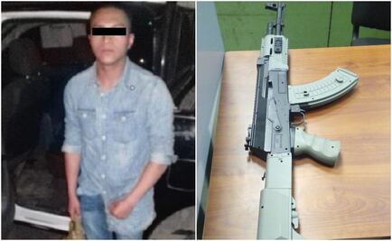 Detienen a hombre con un “cuerno de chivo” en Ecatepec