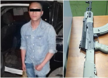 Detienen a hombre con un “cuerno de chivo” en Ecatepec