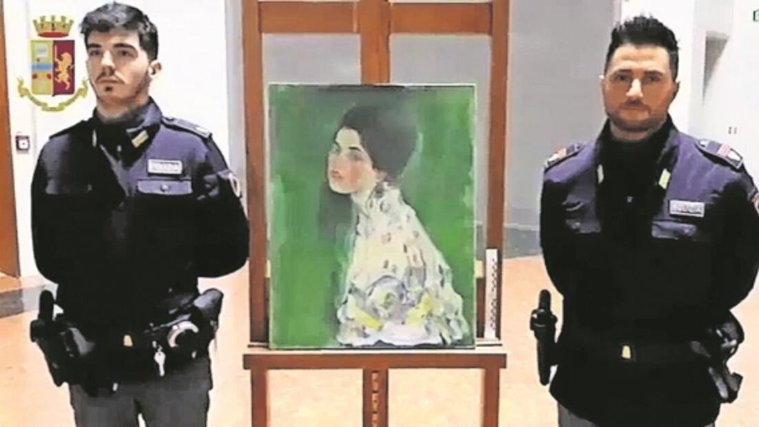Confirman que cuadro robado hace 20 años en Italia es de Gustav Klimt