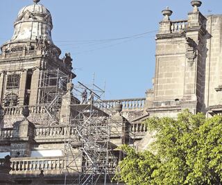 A 40 meses del 19S, las obras en Catedral son de sólo 8%