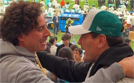 Guillermo Ochoa se encuentra con Iker Casillas en Madrid durante la NFL
