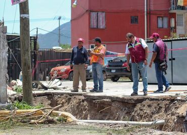 Reportan nuevo socavón en Ecatepec; en los últimos 6 meses se han formado 36