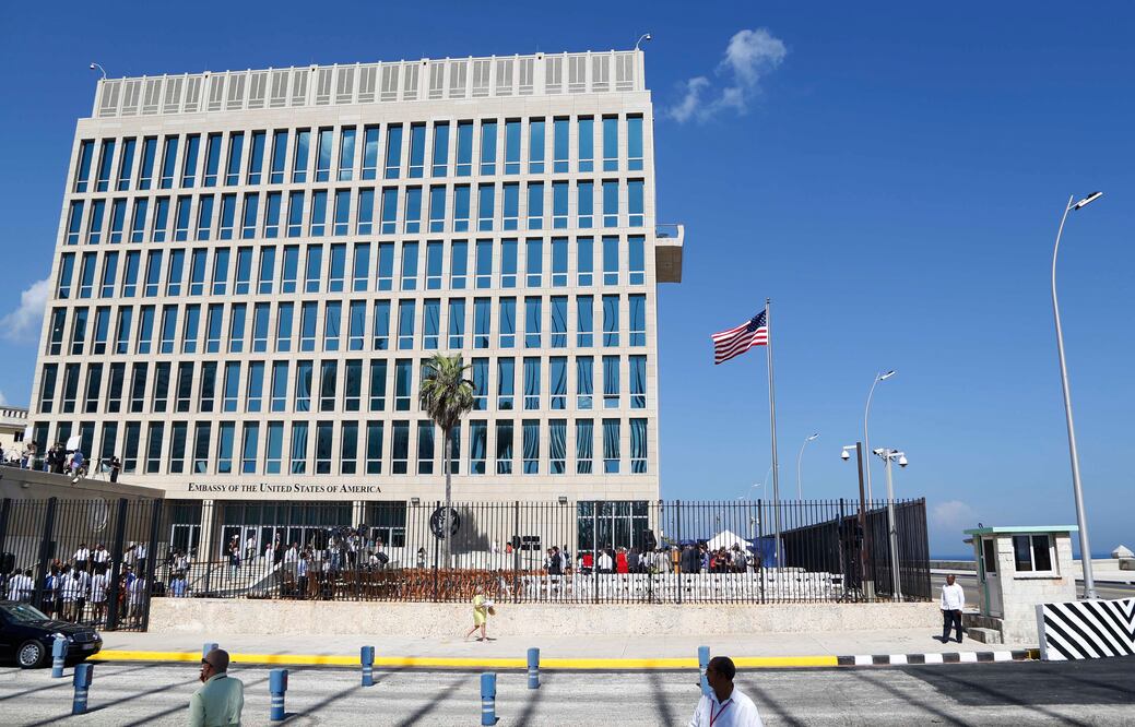 Embajada de EU en La Habana, Cuba (Foto: AP)