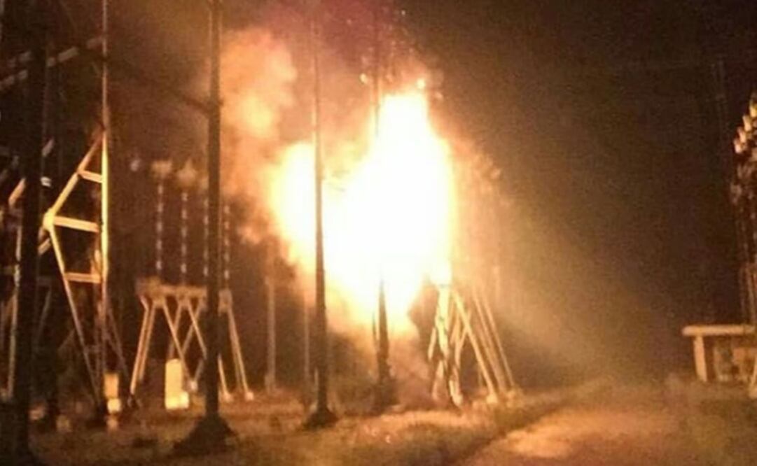 Explosión registrada en la subestación de energía eléctrica La Arenosa en Venezuela (Tomada de Instagram lmottad)