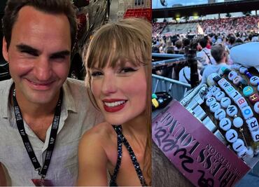 Roger Federer sorprende al declararse fan de Taylor Swift y presume selfie con la cantante