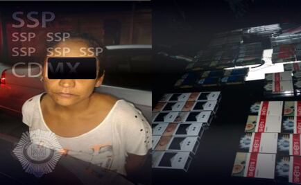 Mujer entra a robar cigarros a negocio de Zona Rosa; alarma se activa y la capturan 