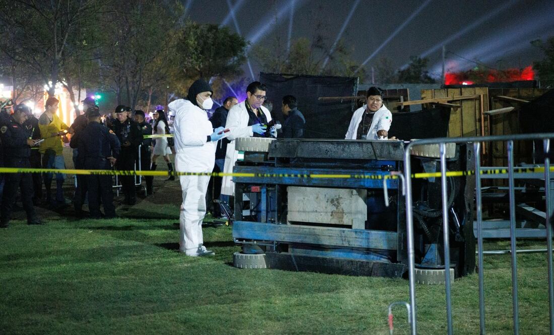 Accidente en el Axe Ceremonia 2025. Foto: Yaretzy M. Osnaya / EL UNIVERSAL