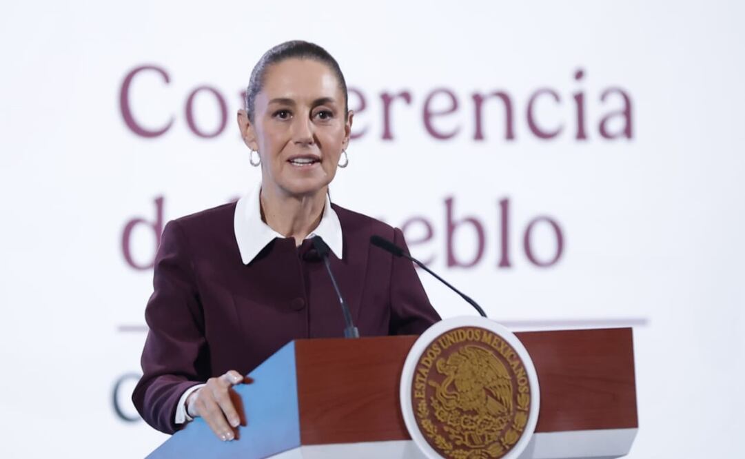 Conferencia matutina de la presidenta Claudia Sheinbaum en Palacio Nacional el 30 de mayo de 2025. Foto: Fernanda Tojas / EL UNIVERSAL