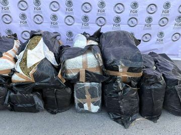 Aseguran 200 kilos de marihuana en General Bravo, Nuevo León; traficante fue detenido