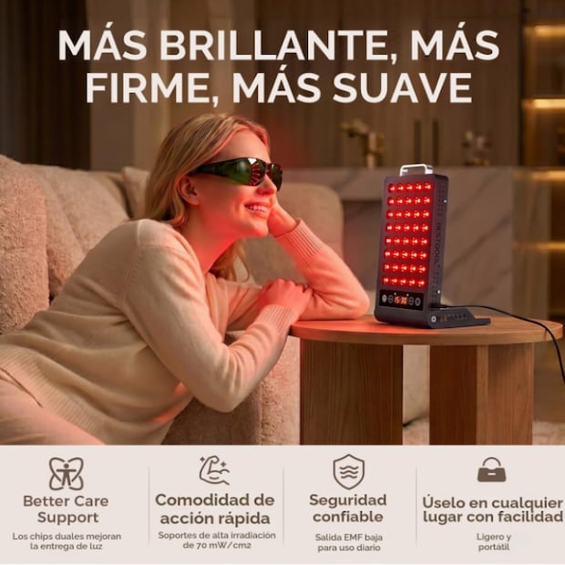 dispositivo de terapia de luz roja e infrarroja bestqool