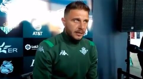 Los mexicanos del Betis son ejemplo: Joaquín