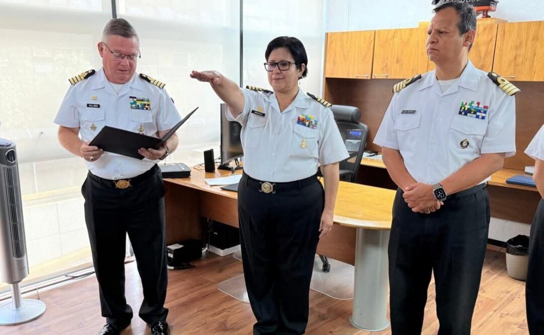 Capitán de Altura María Marisa Abarca Hernández asumió el cargo como directora general de Puertos de la Marina este miércoles 1 de octubre de 2025. Foto: Especial