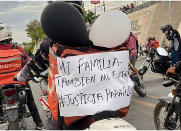 Piden justicia para Aldo Mercado, repartidor Uber Eats que murió al ser atropellado en Tamaulipas